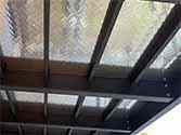 plancher en tôle d'aluminium